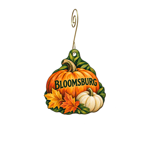 Althea's Imaginarium — Local inspiration custom wood ornament OC2766, photographic gold spiral hook