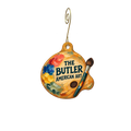 The Butler Institute of American Art — Store identity custom wood ornament OC2812, photographic gold spiral hook