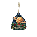 Emerald Coast Science Center — Christmas custom wood ornament OC2819, photographic gold spiral hook