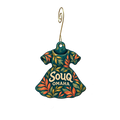 Souq Limited Boutique — Store identity custom wood ornament OC2896, photographic gold spiral hook