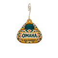 Souq Limited Boutique — Local inspiration custom wood ornament OC2898, photographic gold spiral hook