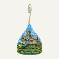 North Coast Co-op Town Icon custom wood ornament OC289 hanging on hook