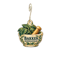 The Bakken Museum — Local inspiration custom wood ornament OC2904, photographic gold spiral hook