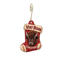 North American Bison Discovery Center — Christmas custom wood ornament OC2912, photographic gold spiral hook