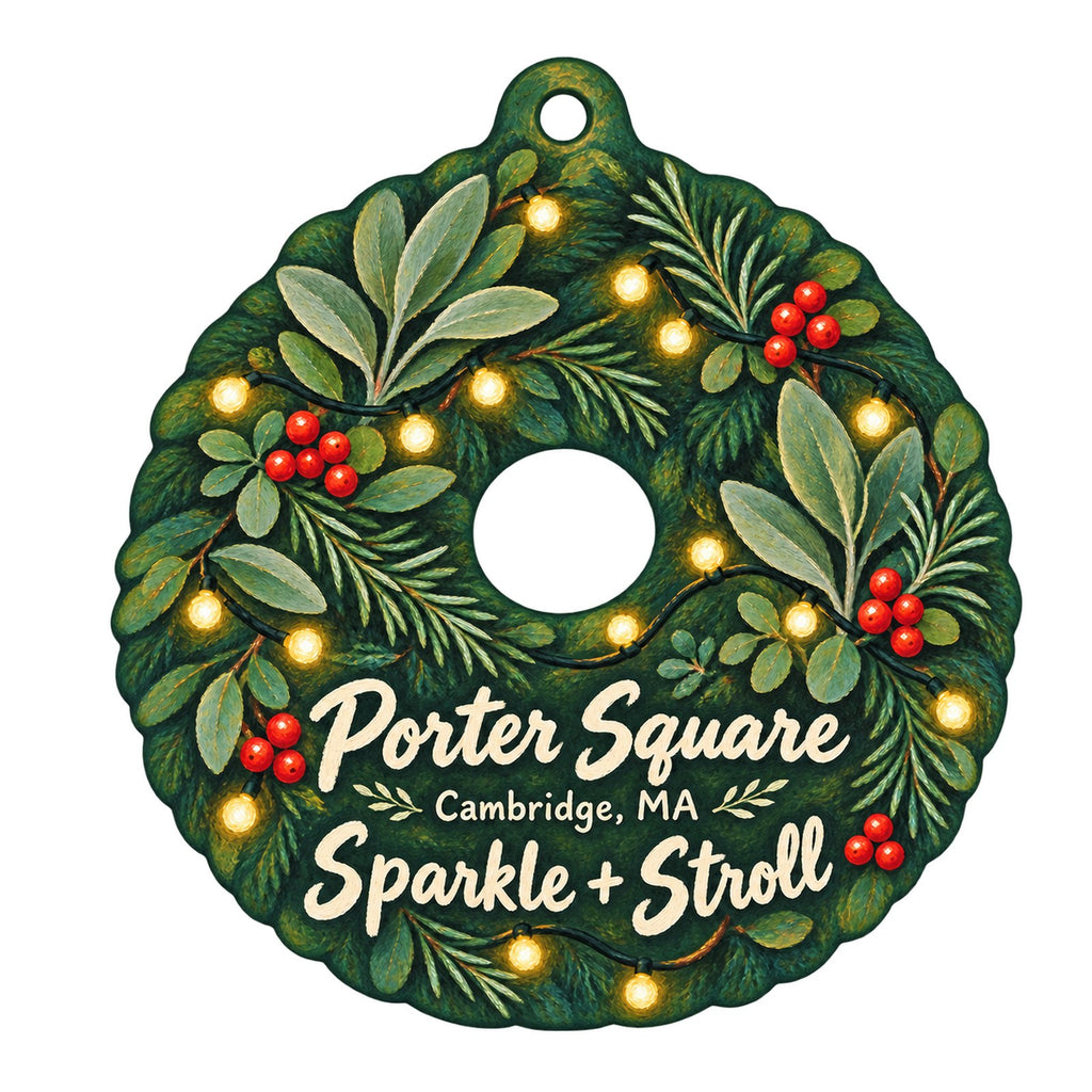 Cambridge Naturals Christmas custom wood ornament OC291 on white