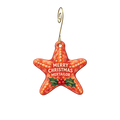 Mertailor — Christmas custom wood ornament OC2933, photographic gold spiral hook