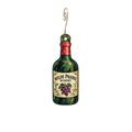 Wilde Prairie Winery — Store identity custom wood ornament OC2938, photographic gold spiral hook