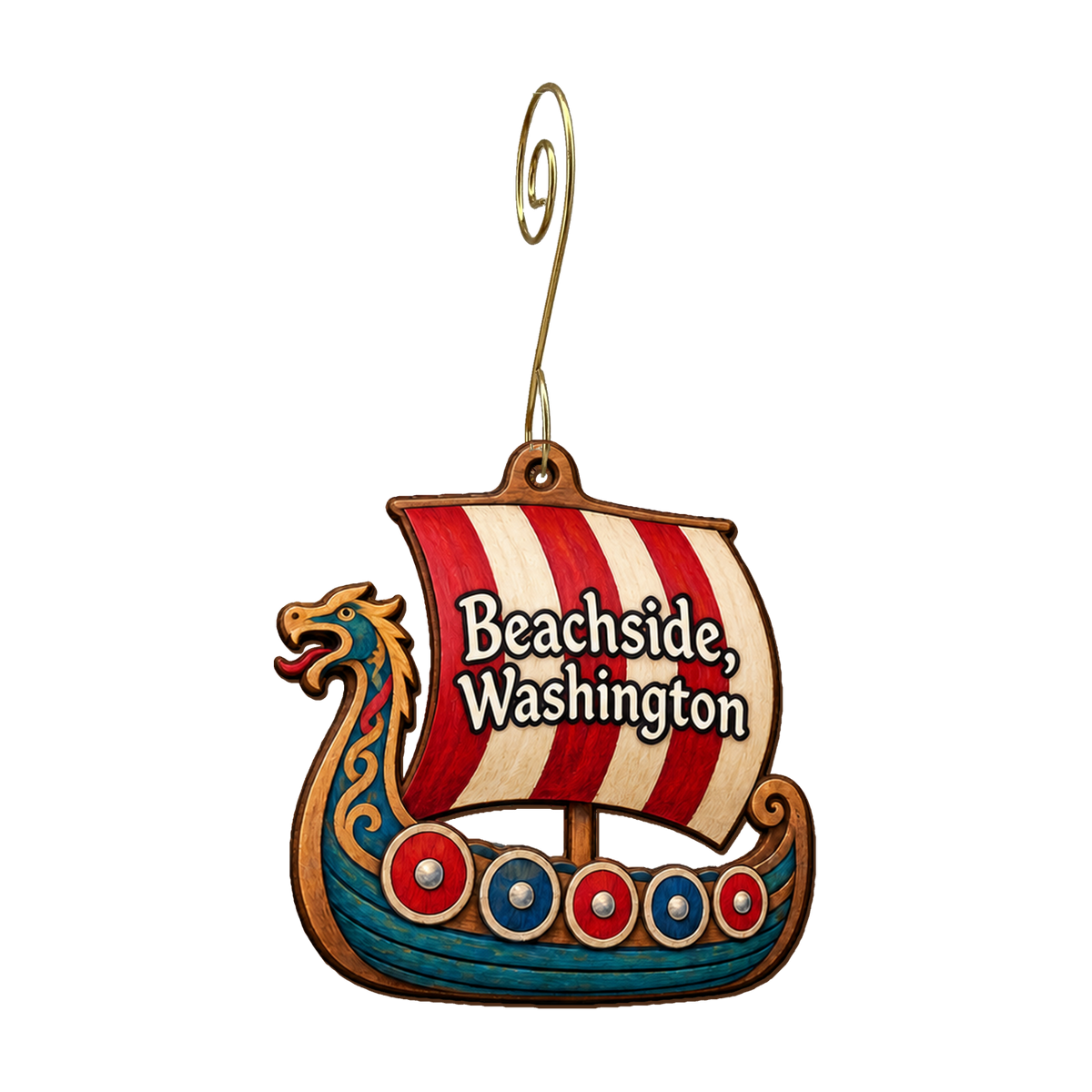 Beachside, Washington ship Ornament #OC2976