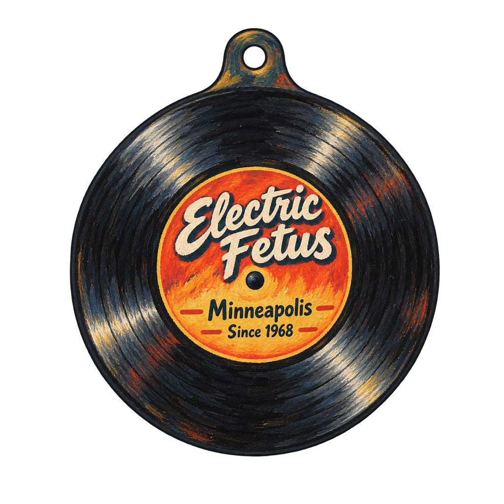Electric Fetus Logo custom wood ornament OC299 on white