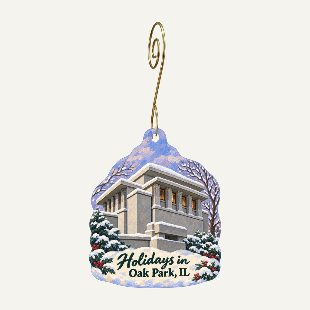 Scratch N Sniff Christmas custom wood ornament OC354 hanging on hook