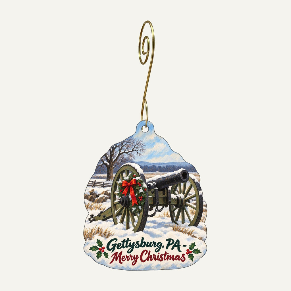 Lark Christmas custom wood ornament OC423 hanging on hook