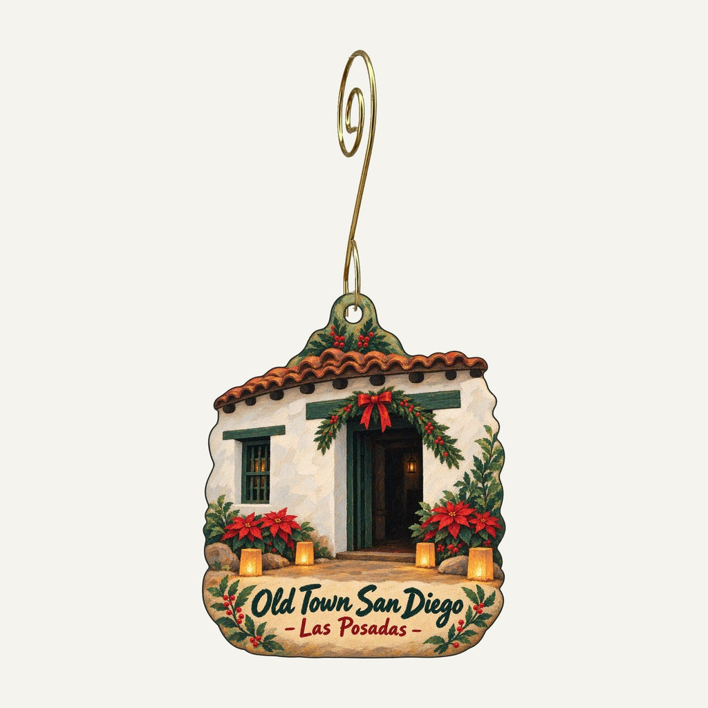PGC-PCI Pacific Gateway Christmas custom wood ornament OC507 hanging on hook