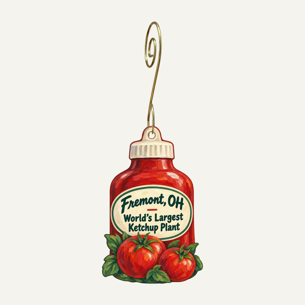 Costume Holiday House Town Icon custom wood ornament OC511 hanging on hook