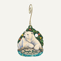San Diego Zoo Wildlife Alliance Christmas custom wood ornament OC51 hanging on hook