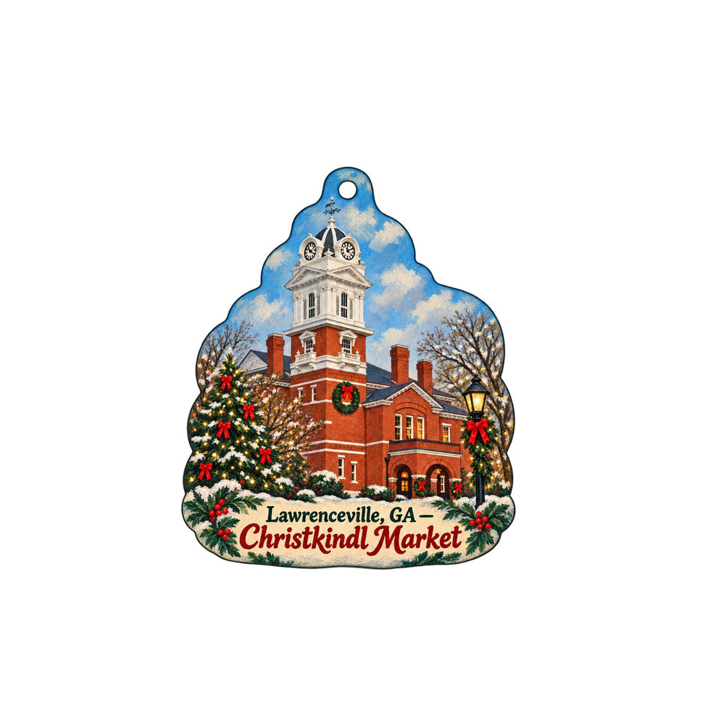 Sparkle Designs Christmas custom wood ornament OC588 on white