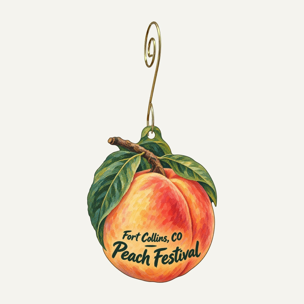Bath Garden Center & Nursery Town Icon custom wood ornament OC592 hanging on hook
