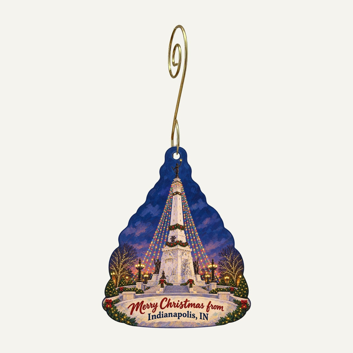Black Sheep Gifts Christmas custom wood ornament OC606 hanging on hook