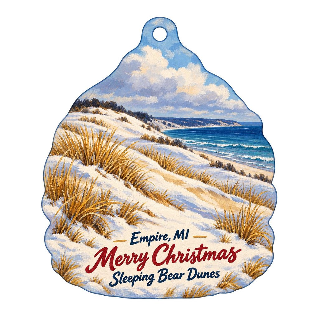 The Secret Garden Christmas custom wood ornament OC609 on white