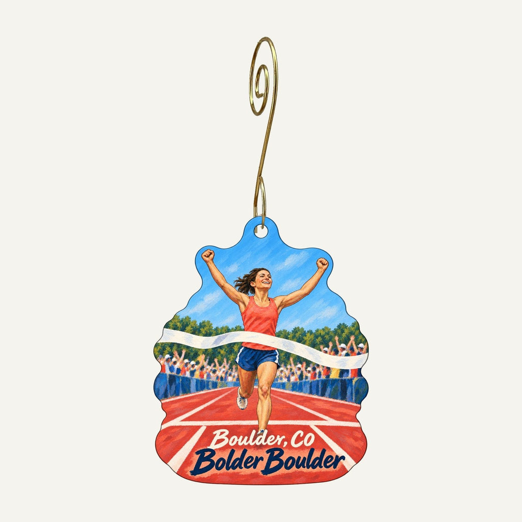 Canova Home Town Icon custom wood ornament OC613 hanging on hook