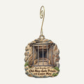 JSW Media Inc. Town Icon custom wood ornament OC61 hanging on hook