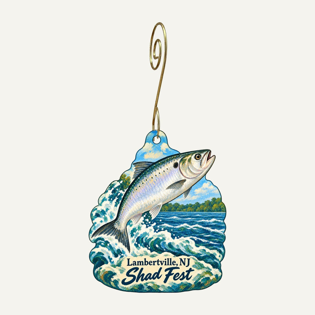 Sojourner Town Icon custom wood ornament OC625 hanging on hook