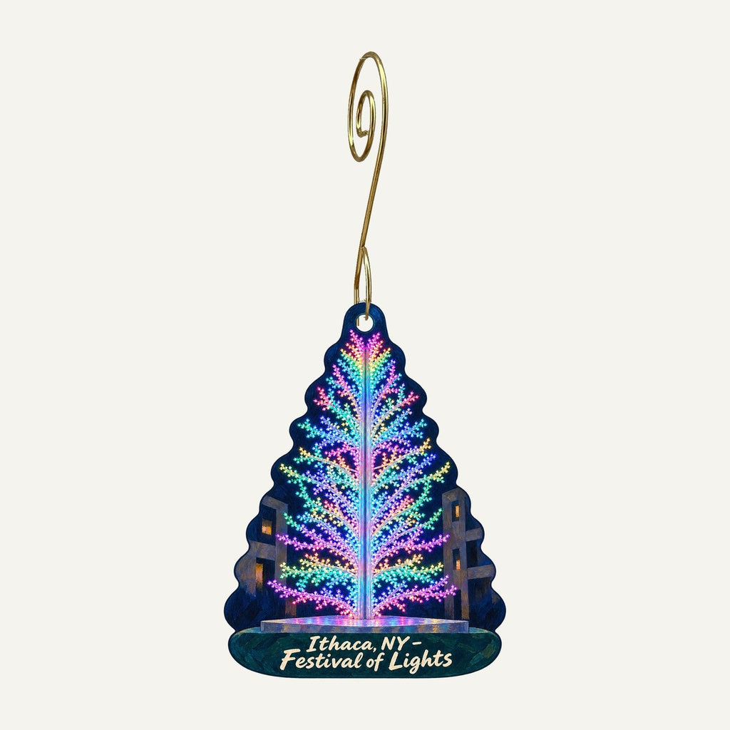 15 Steps Christmas custom wood ornament OC630 hanging on hook