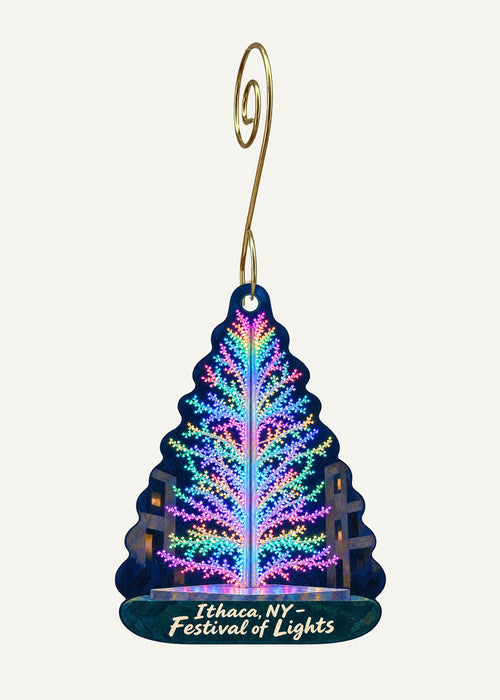15 Steps Christmas custom wood ornament OC630 hanging on hook