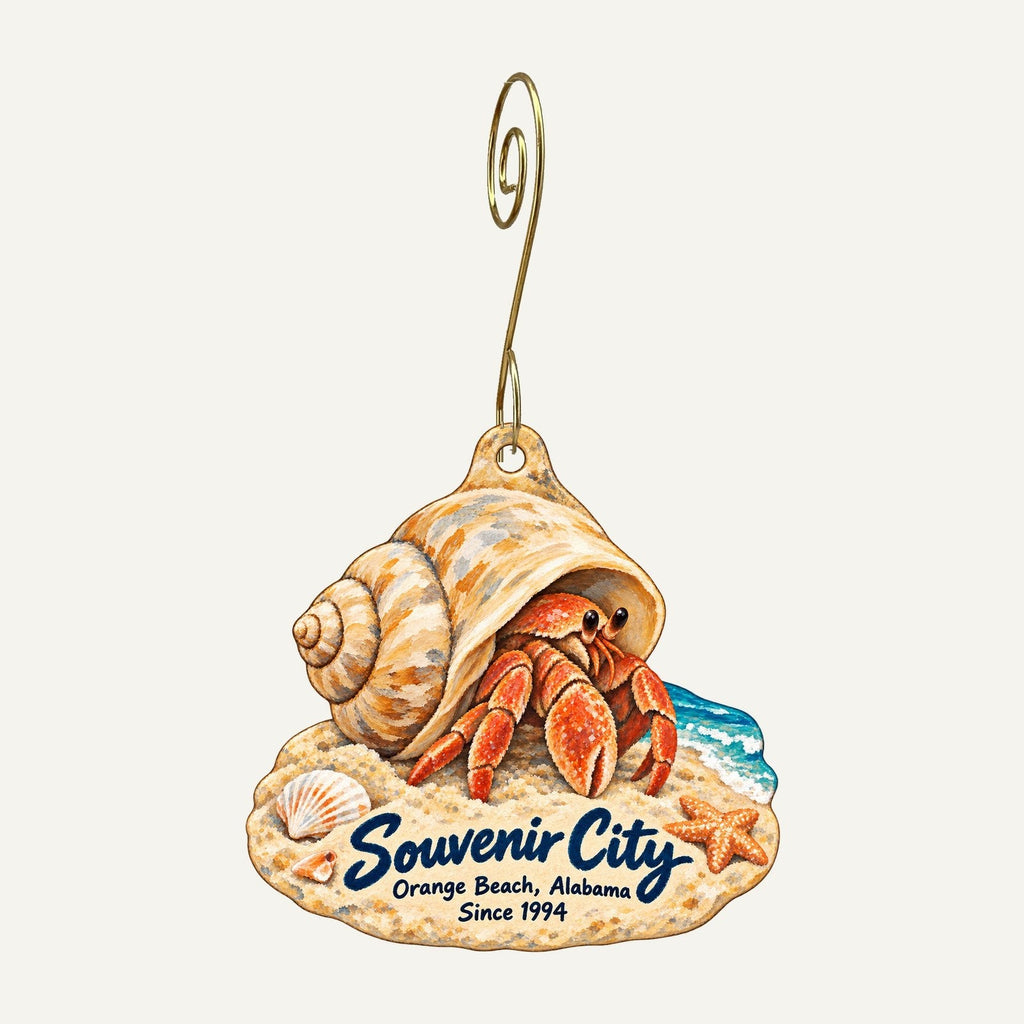 Souvenir City Logo custom wood ornament OC632 hanging on hook