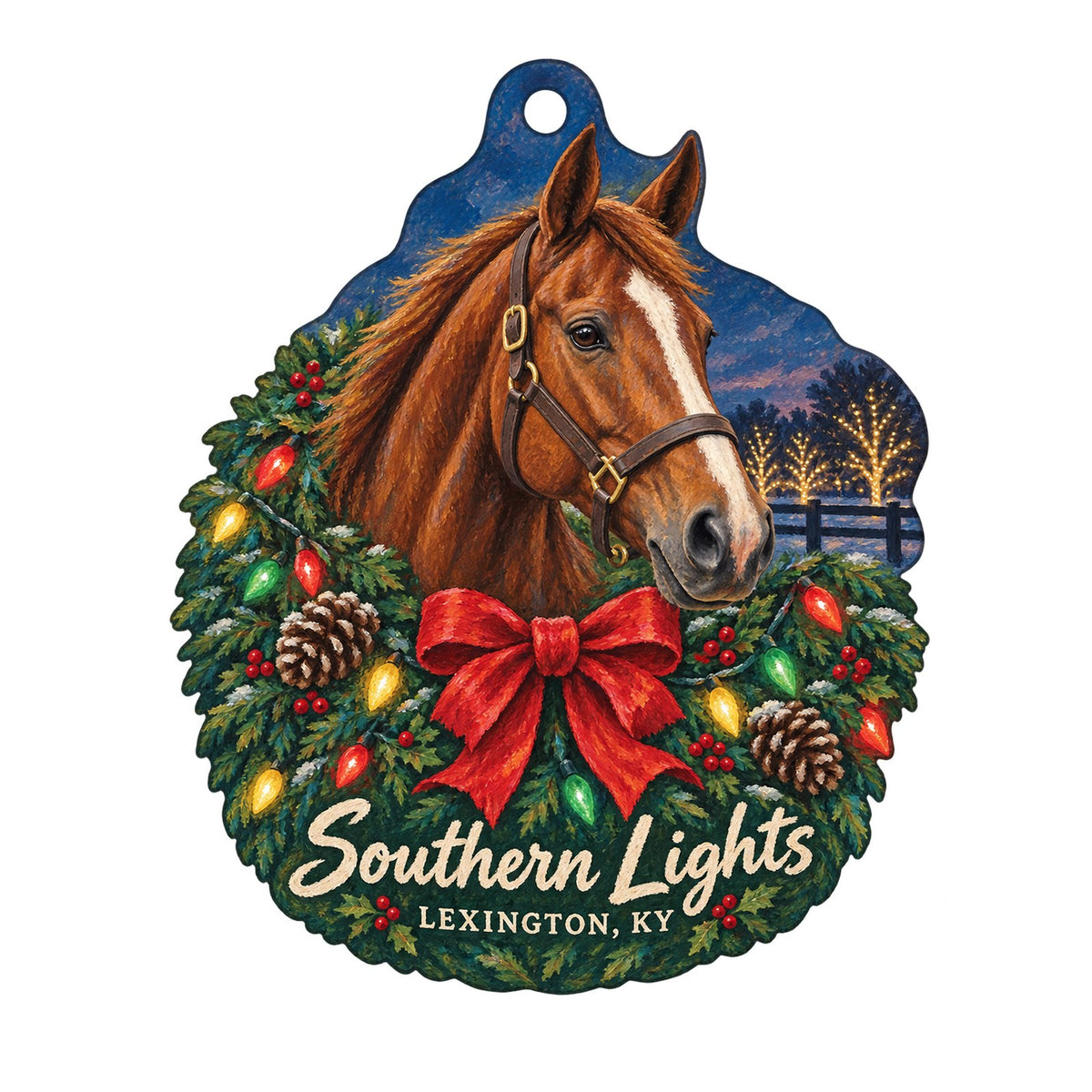 Coffee Times Coffee House Christmas custom wood ornament OC651 on white