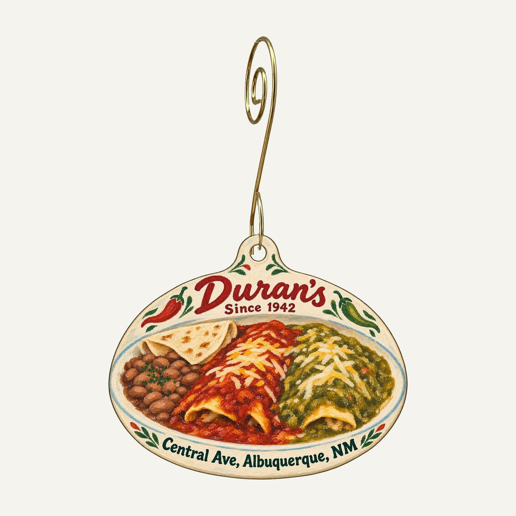 Duran Central Pharmacy Logo custom wood ornament OC653 hanging on hook