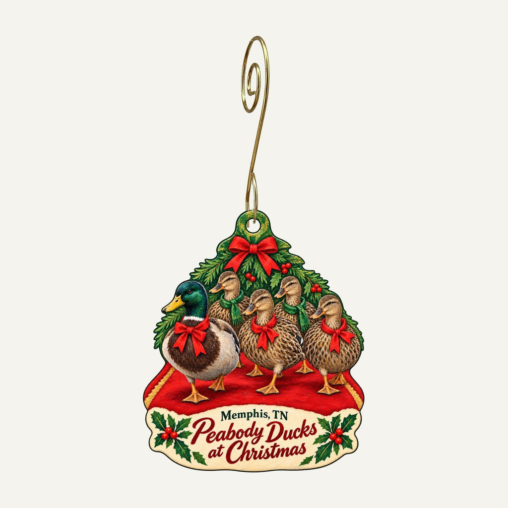 Novel Christmas custom wood ornament OC660 hanging on hook