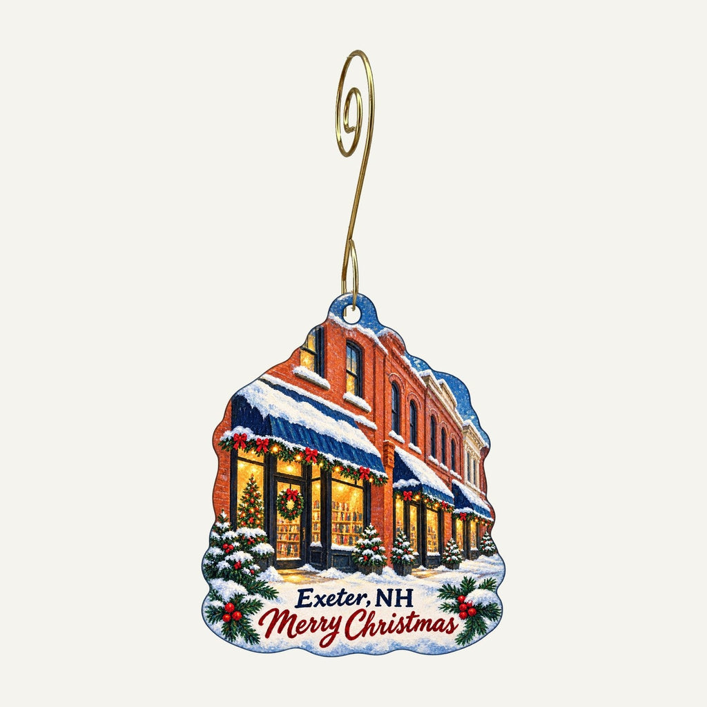 Ganesh Christmas custom wood ornament OC663 hanging on hook