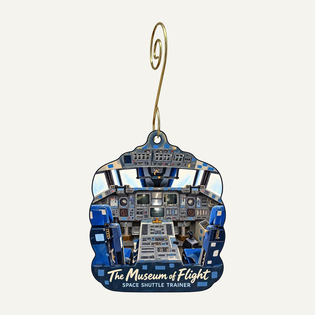 The Museum of Flight Town Icon custom wood ornament OC667 hanging on hook