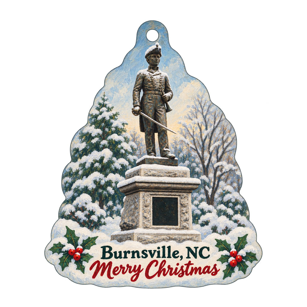Something Special Gift Shop Christmas custom wood ornament OC678 on white