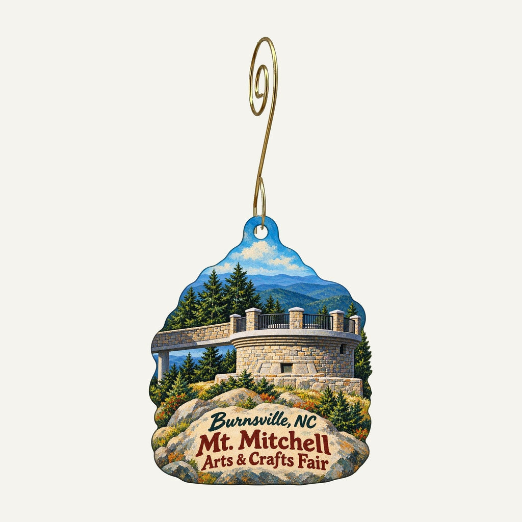 Something Special Gift Shop Town Icon custom wood ornament OC679 hanging on hook