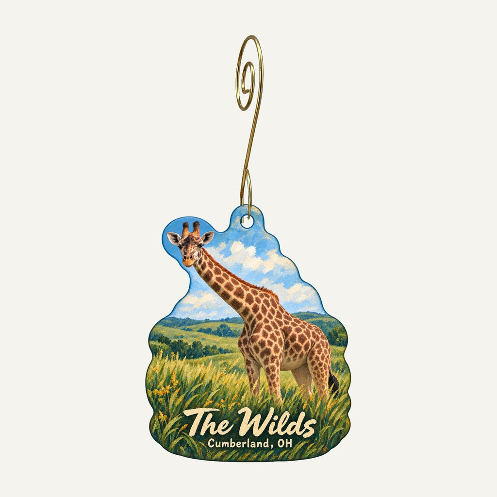 The Wilds Logo custom wood ornament OC683 hanging on hook