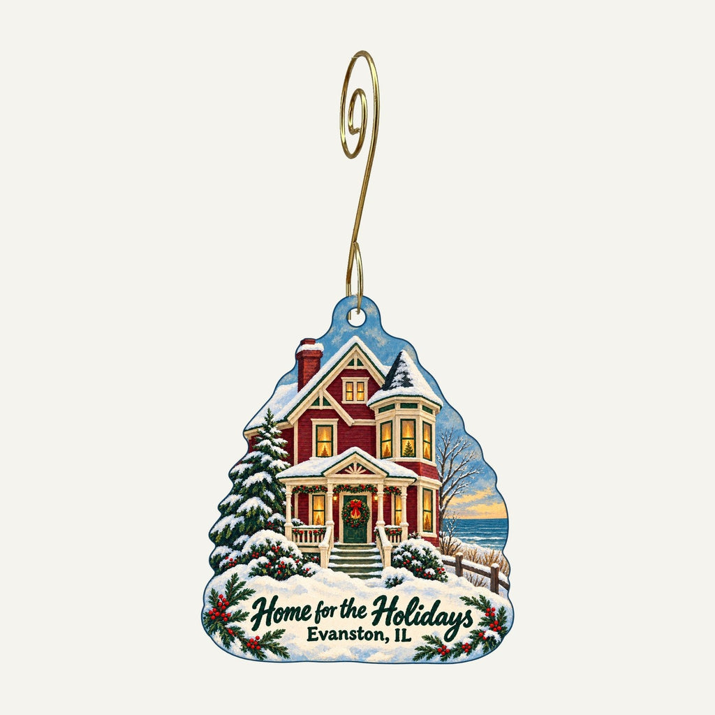 Stumble & Relish Christmas custom wood ornament OC687 hanging on hook