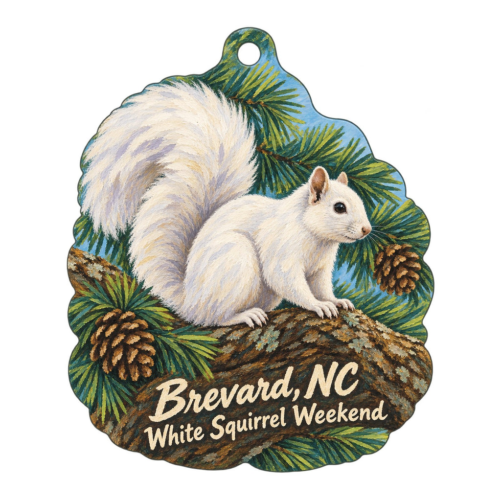 Local Color Town Icon custom wood ornament OC70 on white