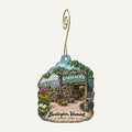 Gardener's Supply Company Logo custom wood ornament OC71 hanging on hook