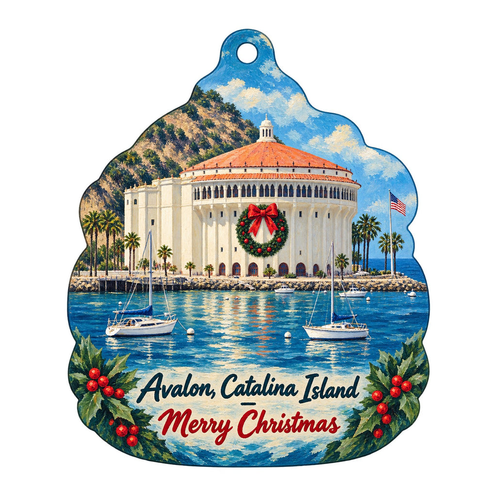 Airport in the Sky - DC-3 Gifts & Grill Christmas custom wood ornament OC726 on white