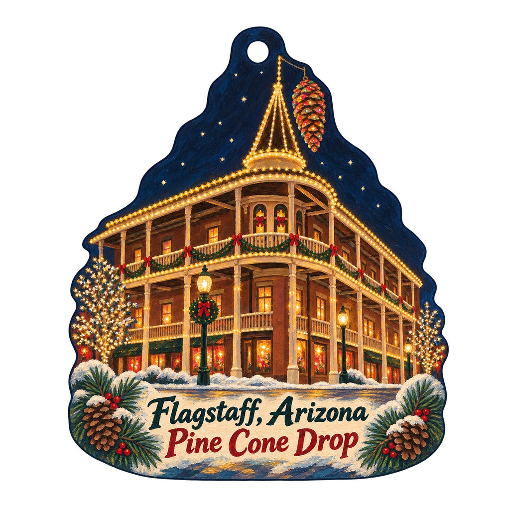 Plantae Christmas custom wood ornament OC735 on white
