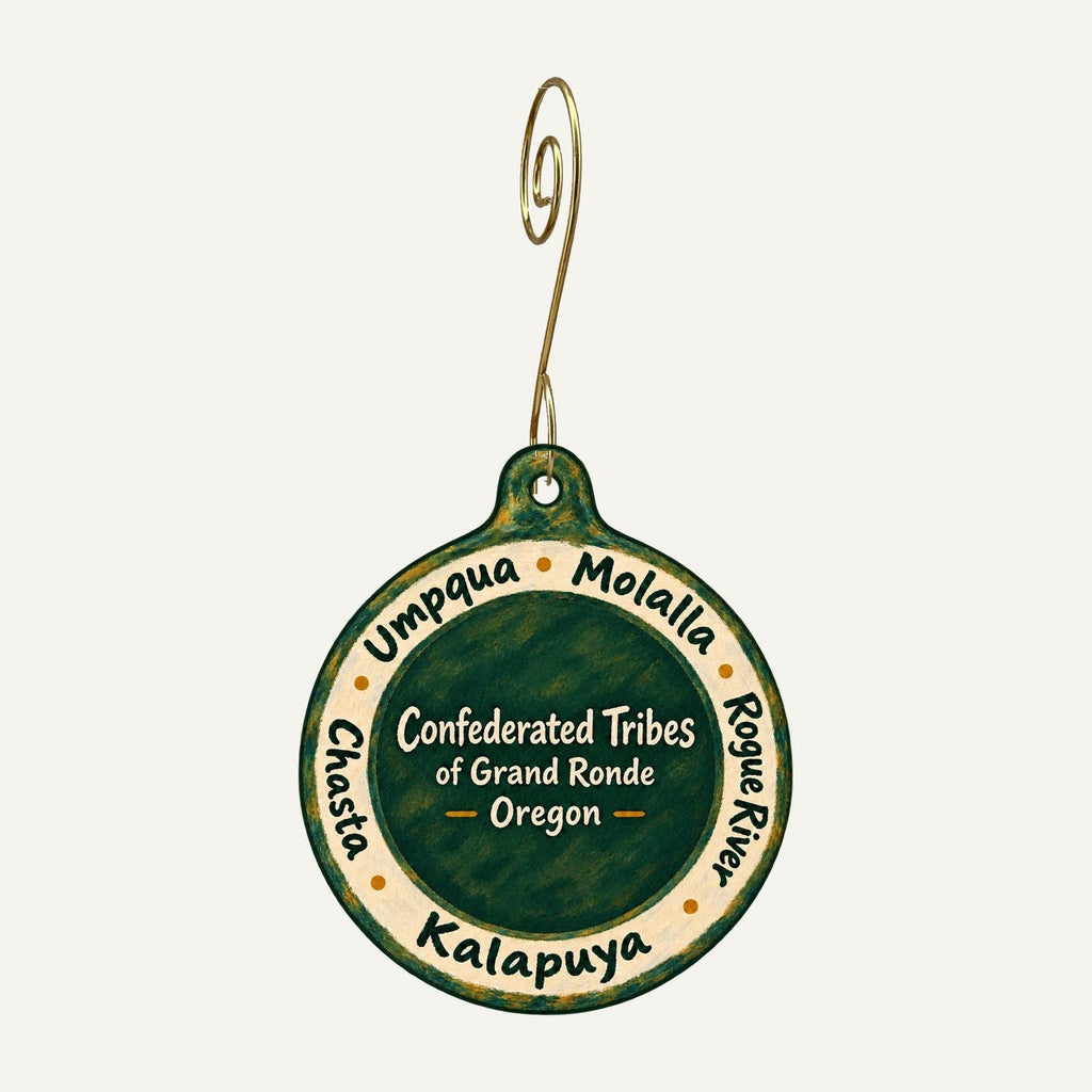 Spirit Mountain Casino Town Icon custom wood ornament OC751 hanging on hook