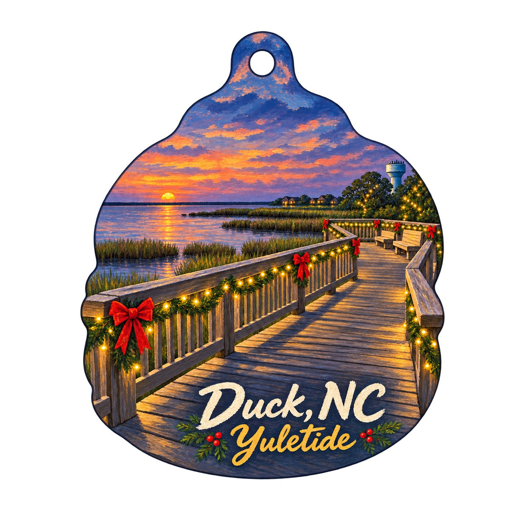 Dazzles Christmas custom wood ornament OC753 on white