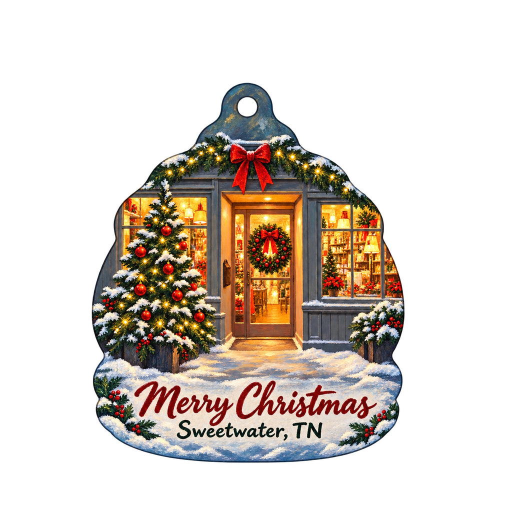 Sweetwater General Christmas custom wood ornament OC765 on white