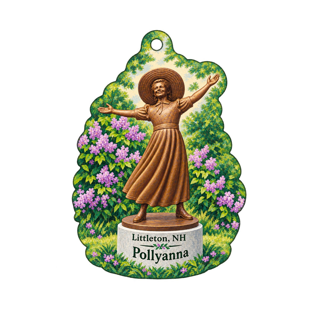 Littleton Food Co-op Town Icon custom wood ornament OC784 on white