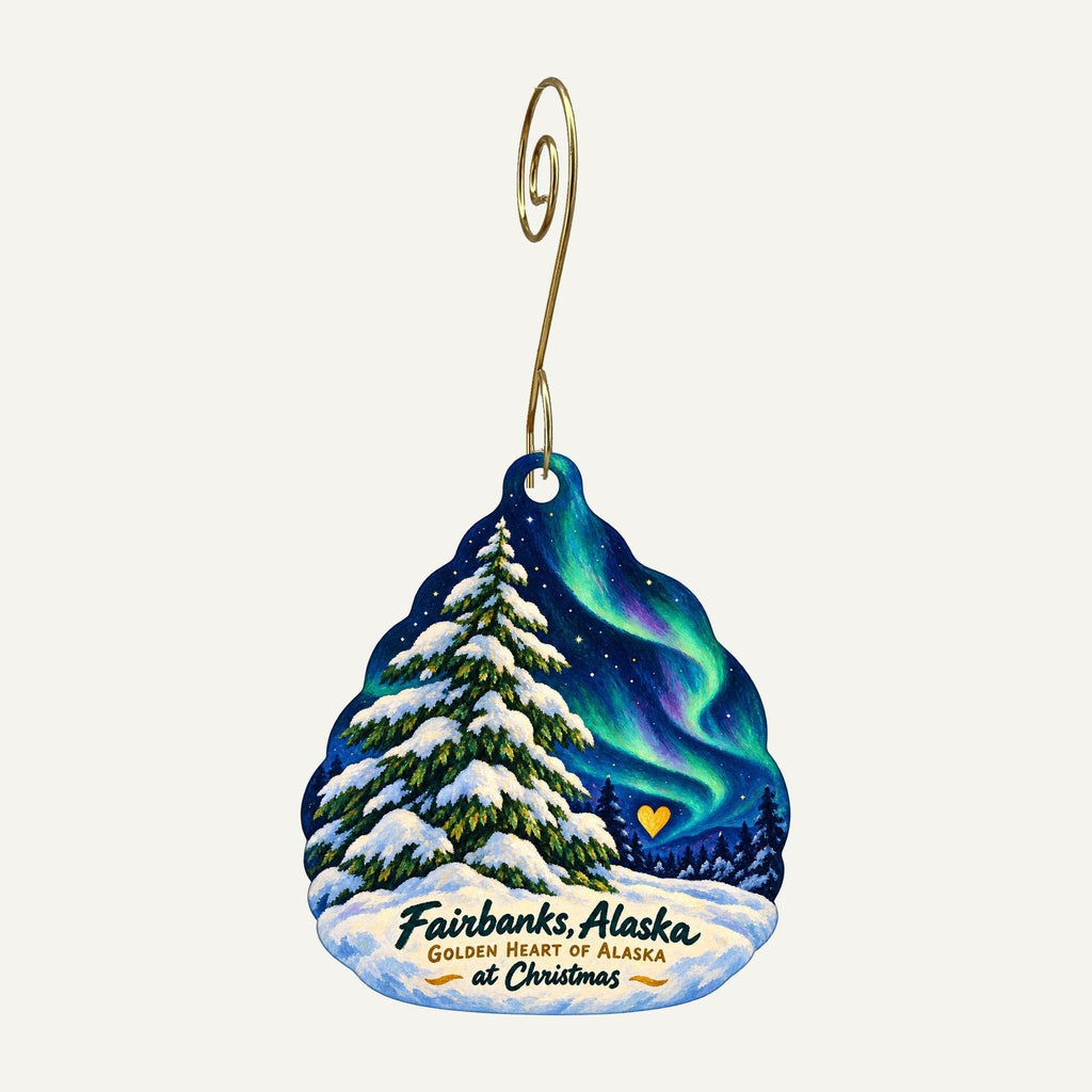In My Element Christmas custom wood ornament OC807 hanging on hook