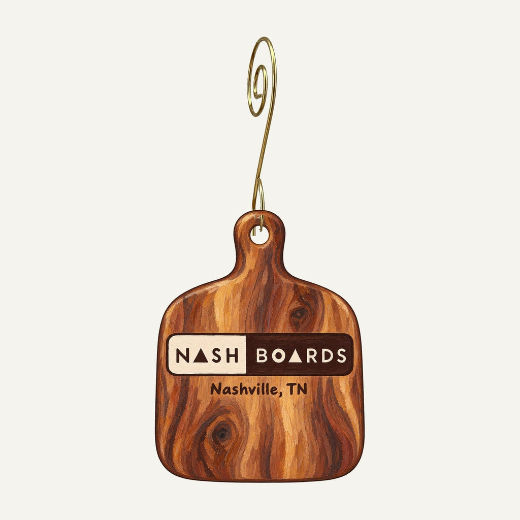 NASH Boards Logo custom wood ornament OC818 hanging on hook