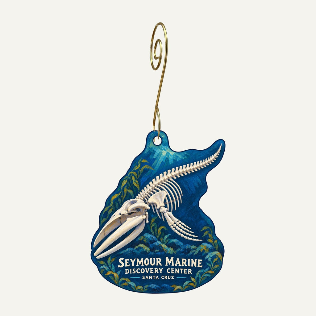 Seymour Marine Discovery Center - Ocean Discovery Shop Town Icon custom wood ornament OC835 hanging on hook