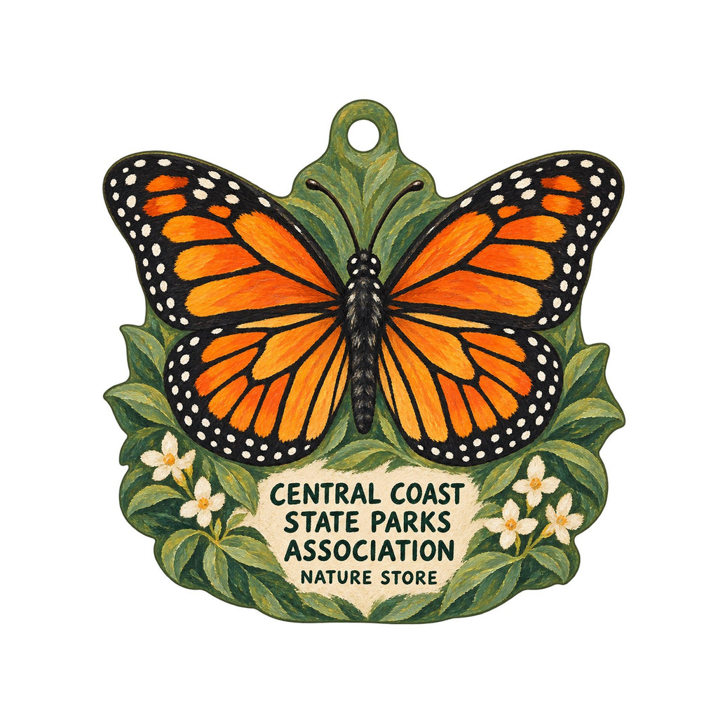 Central Coast State Parks Association Logo custom wood ornament OC836 on white