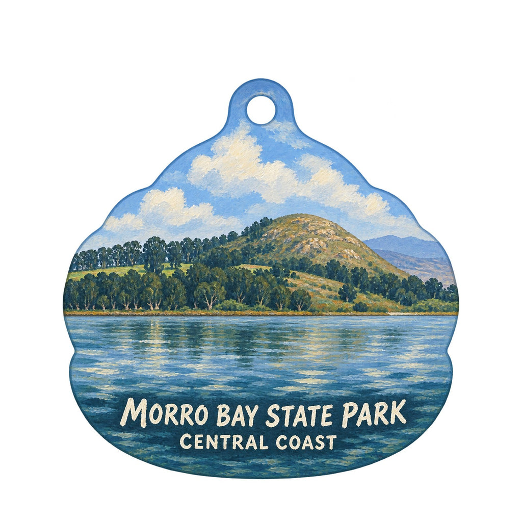 Central Coast State Parks Association Town Icon custom wood ornament OC838 on white